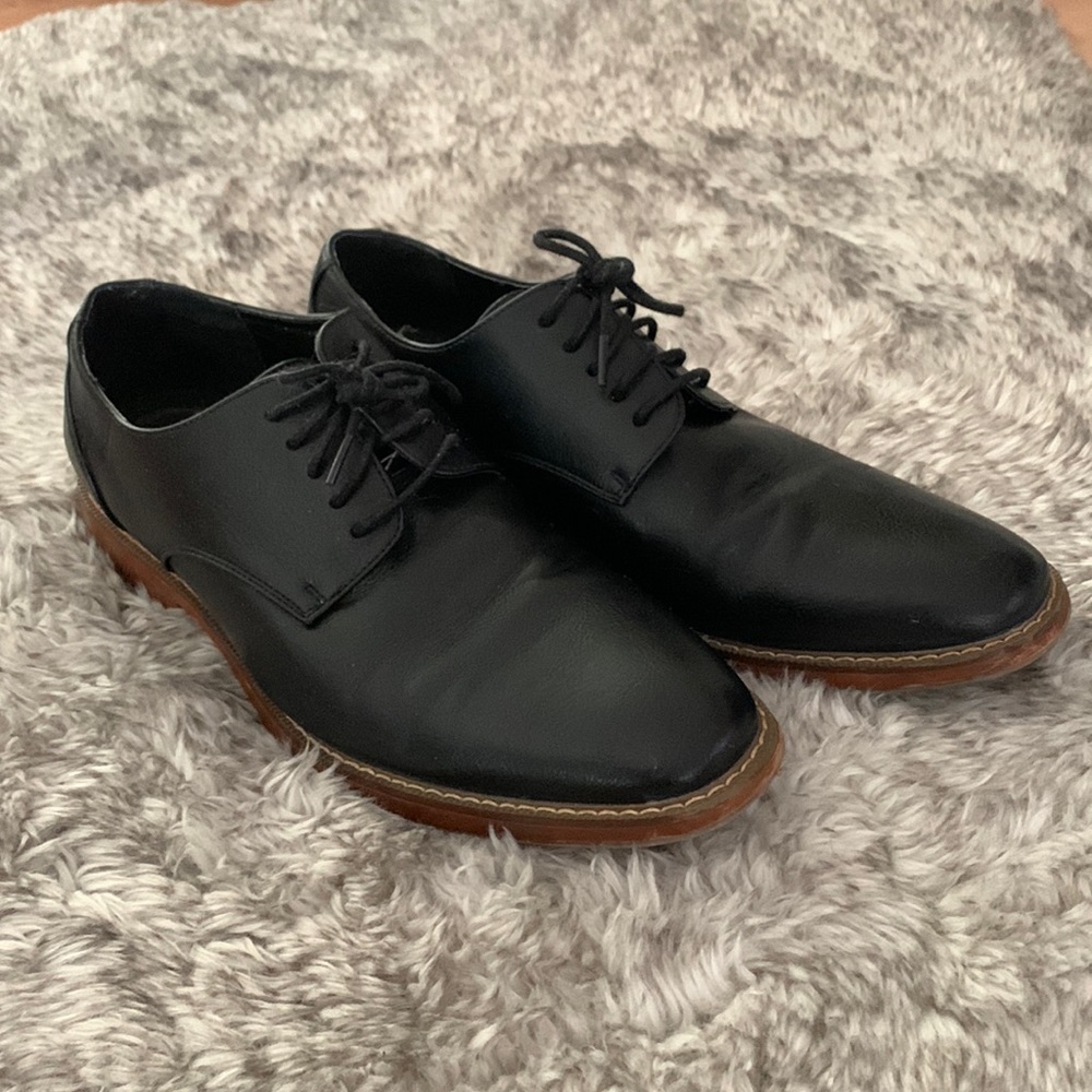 Van Heiden Geraldo Non Slip Memory Foam Black Dress Shoes size 10